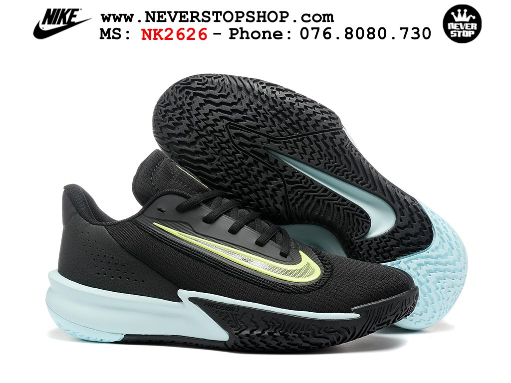 Giày thể thao Nike Precision 7 Đen Xanh Dương nam nữ hàng siêu cấp rep 1:1 chuẩn real chính hãng giá rẻ tốt nhất tại NeverStopShop.com  