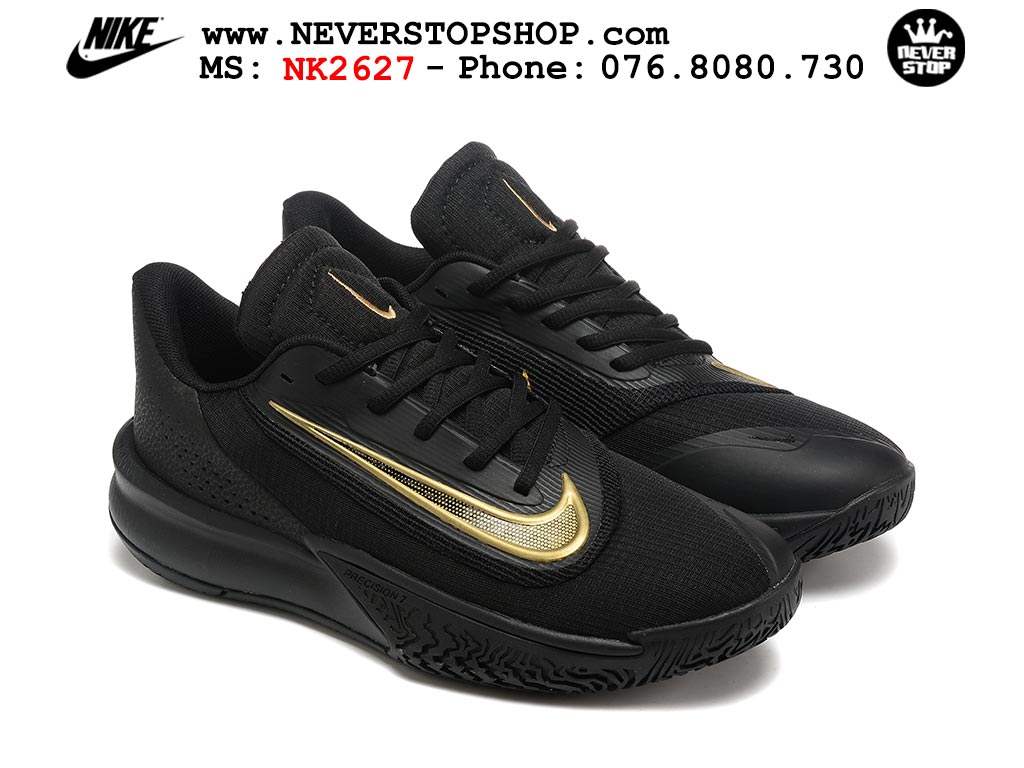 Giày thể thao Nike Precision 7 Đen Vàng nam nữ hàng siêu cấp rep 1:1 chuẩn real chính hãng giá rẻ tốt nhất tại NeverStopShop.com  