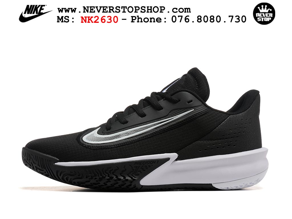 Giày thể thao Nike Precision 7 Đen Trắng nam nữ hàng siêu cấp rep 1:1 chuẩn real chính hãng giá rẻ tốt nhất tại NeverStopShop.com  