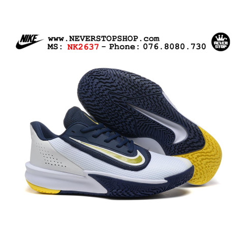 Nike Precision 7 Navy White Gold