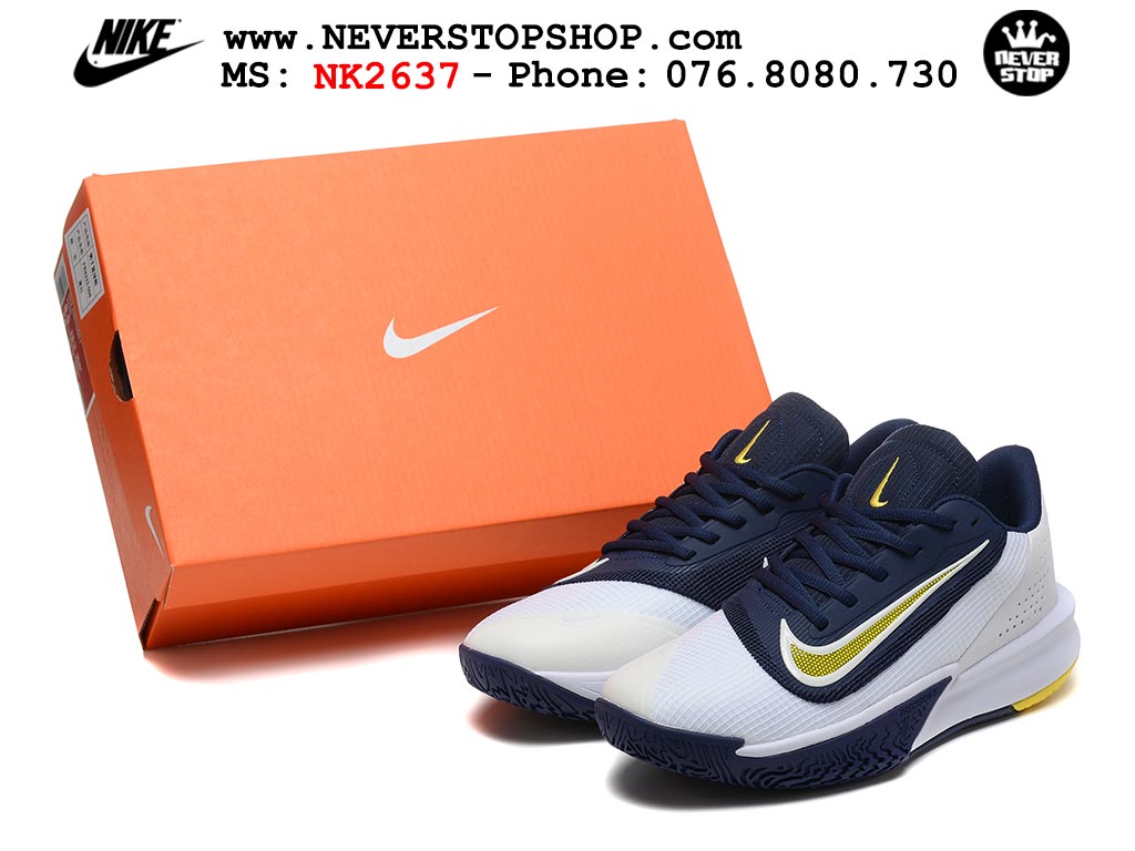 Giày thể thao Nike Precision 7 Xanh Dương Trắng nam nữ hàng siêu cấp rep 1:1 chuẩn real chính hãng giá rẻ tốt nhất tại NeverStopShop.com  