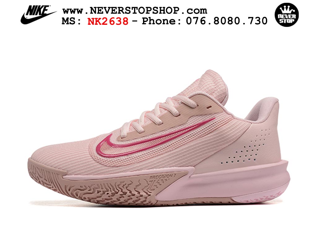 Giày thể thao Nike Precision 7 Hồng nam nữ hàng siêu cấp rep 1:1 chuẩn real chính hãng giá rẻ tốt nhất tại NeverStopShop.com  