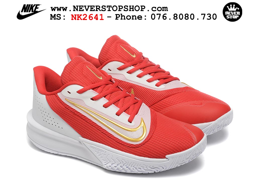 Giày thể thao Nike Precision 7 Đỏ Trắng nam nữ hàng siêu cấp rep 1:1 chuẩn real chính hãng giá rẻ tốt nhất tại NeverStopShop.com  