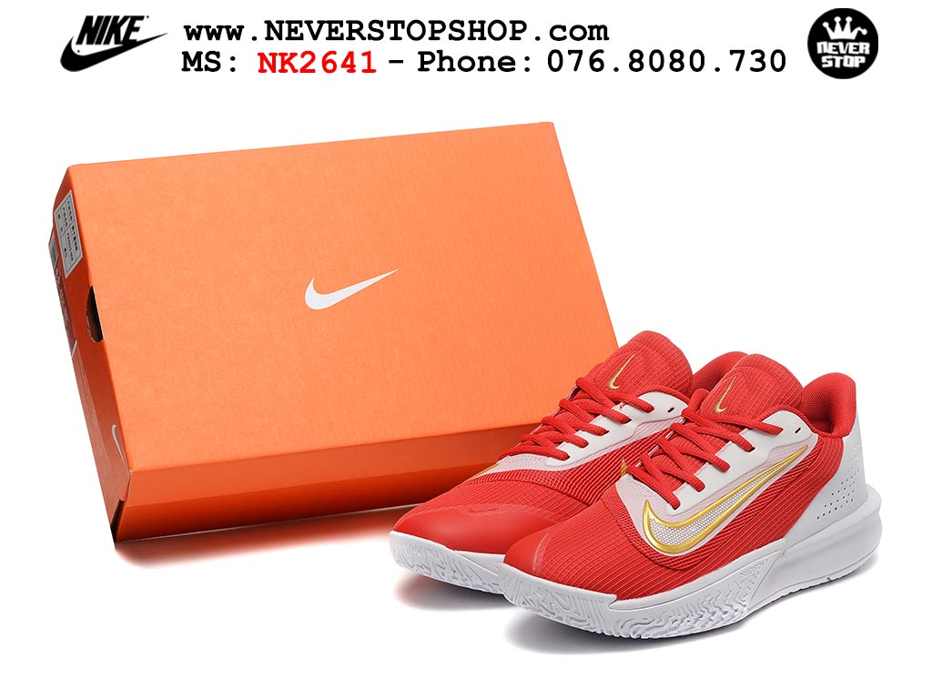 Giày thể thao Nike Precision 7 Đỏ Trắng nam nữ hàng siêu cấp rep 1:1 chuẩn real chính hãng giá rẻ tốt nhất tại NeverStopShop.com  