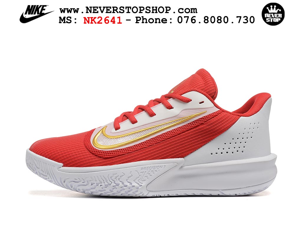 Giày thể thao Nike Precision 7 Đỏ Trắng nam nữ hàng siêu cấp rep 1:1 chuẩn real chính hãng giá rẻ tốt nhất tại NeverStopShop.com  