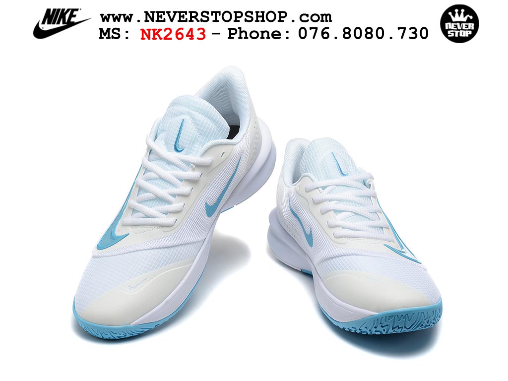 Giày thể thao Nike Precision 7 Trắng Xanh Dương nam nữ hàng siêu cấp rep 1:1 chuẩn real chính hãng giá rẻ tốt nhất tại NeverStopShop.com  