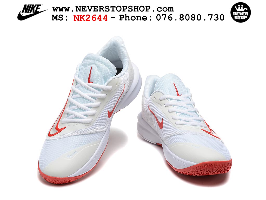 Giày thể thao Nike Precision 7 Trắng Đỏ nam nữ hàng siêu cấp rep 1:1 chuẩn real chính hãng giá rẻ tốt nhất tại NeverStopShop.com  