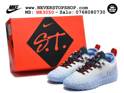 Giày bóng rổ outdoor Nike ST Charge Trắng Xanh replica 1:1 siêu cấp real chính hãng giá rẻ tốt nhất tại NeverStopShop.com HCM