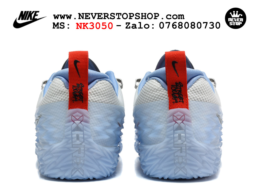 Giày bóng rổ outdoor Nike ST Charge Trắng Xanh replica 1:1 siêu cấp real chính hãng giá rẻ tốt nhất tại NeverStopShop.com HCM