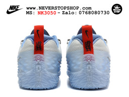Giày bóng rổ outdoor Nike ST Charge Trắng Xanh replica 1:1 siêu cấp real chính hãng giá rẻ tốt nhất tại NeverStopShop.com HCM