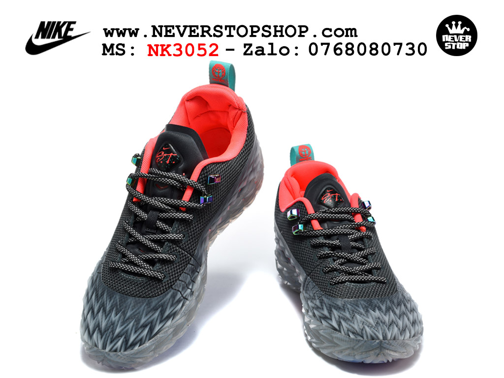 Giày bóng rổ outdoor Nike ST Charge Xám Đen Đỏ replica 1:1 siêu cấp real chính hãng giá rẻ tốt nhất tại NeverStopShop.com HCM