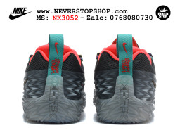 Giày bóng rổ outdoor Nike ST Charge Xám Đen Đỏ replica 1:1 siêu cấp real chính hãng giá rẻ tốt nhất tại NeverStopShop.com HCM