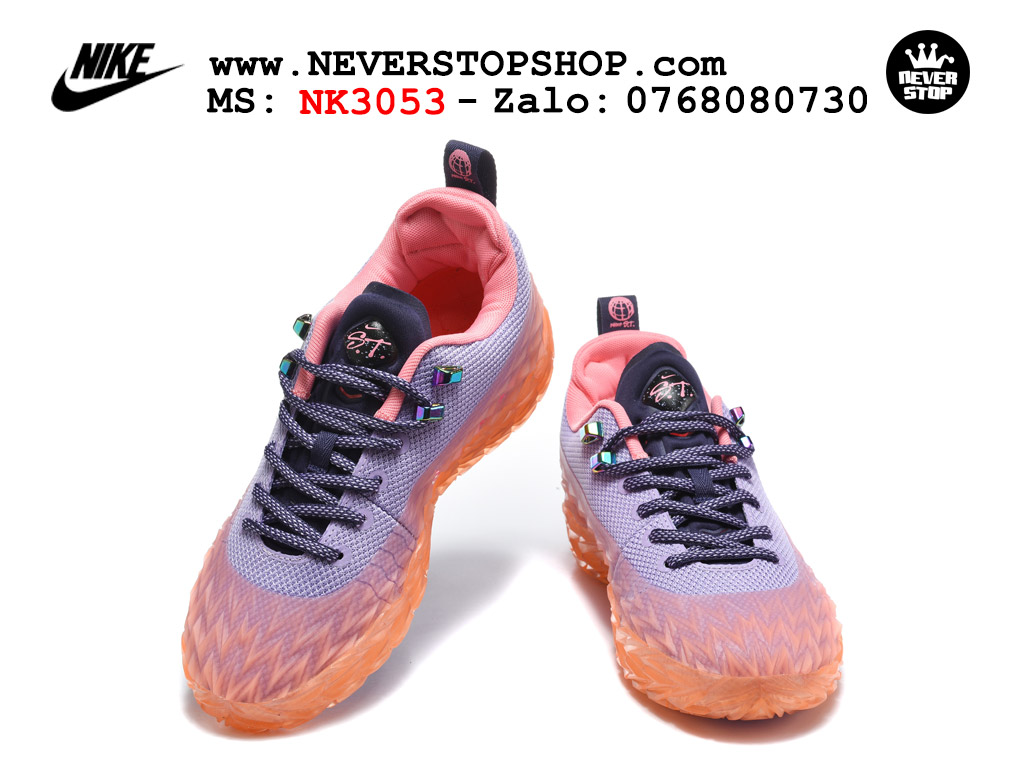 Giày bóng rổ outdoor Nike ST Charge Cam Tím replica 1:1 siêu cấp real chính hãng giá rẻ tốt nhất tại NeverStopShop.com HCM