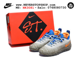 Giày bóng rổ outdoor Nike ST Charge Trắng Xanh Xám replica 1:1 siêu cấp real chính hãng giá rẻ tốt nhất tại NeverStopShop.com HCM