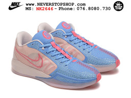 Giày bóng rổ cổ thấp Nike Sabrina 1 Xanh Dương Hồng indoor outdoor chuẩn replica 1:1 best batch như real chính hãng giá rẻ tốt nhất tại NeverStop Sneaker Shop HCM