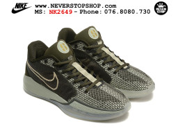 Giày bóng rổ cổ thấp Nike Sabrina 1 Xanh Rêu Trắng indoor outdoor chuẩn replica 1:1 best batch như real chính hãng giá rẻ tốt nhất tại NeverStop Sneaker Shop HCM