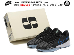 Giày bóng rổ cổ thấp Nike Sabrina 1 Đen Xanh Dương indoor outdoor chuẩn replica 1:1 best batch như real chính hãng giá rẻ tốt nhất tại NeverStop Sneaker Shop HCM