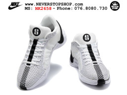 Giày bóng rổ cổ thấp Nike Sabrina 1 Trắng Đen indoor outdoor chuẩn replica 1:1 best batch như real chính hãng giá rẻ tốt nhất tại NeverStop Sneaker Shop HCM