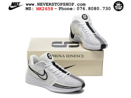 Giày bóng rổ cổ thấp Nike Sabrina 1 Trắng Đen indoor outdoor chuẩn replica 1:1 best batch như real chính hãng giá rẻ tốt nhất tại NeverStop Sneaker Shop HCM