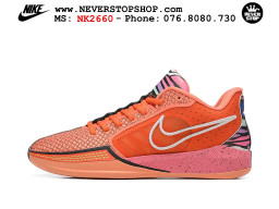 Giày bóng rổ cổ thấp Nike Sabrina 1 Cam Hồng indoor outdoor chuẩn replica 1:1 best batch như real chính hãng giá rẻ tốt nhất tại NeverStop Sneaker Shop HCM