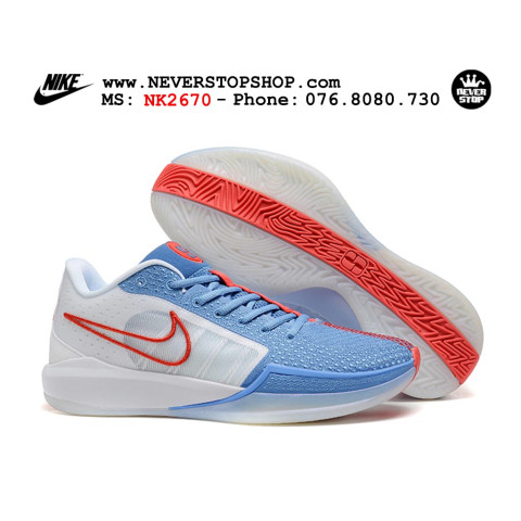 Nike Sabrina 1 White Blue Red