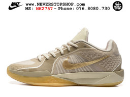 Giày bóng rổ outdoor Nike Sabrina 2 Be Xám nhẹ êm thoáng khí đế chống mòn bám rít sân giá tốt tại NeverStop Basketball Sneaker Shop Giày bóng rổ cổ thấp Nike Sabrina 2 Be Xám indoor outdoor chuẩn replica 1:1 best batch như real chính hãng giá rẻ tốt nhất tại NeverStop Sneaker Shop HCM