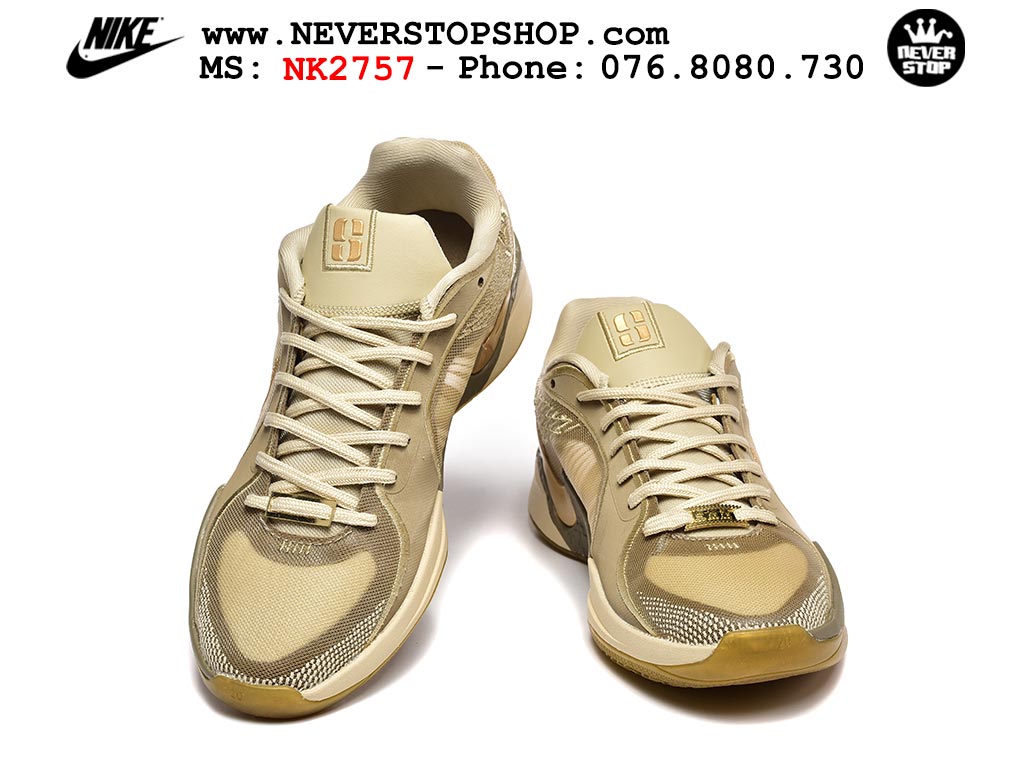 Giày bóng rổ outdoor Nike Sabrina 2 Vàng Gold nhẹ êm thoáng khí đế chống mòn bám rít sân giá tốt tại NeverStop Basketball Sneaker Shop Giày bóng rổ cổ thấp Nike Sabrina 2 Vàng Gold indoor outdoor chuẩn replica 1:1 best batch như real chính hãng giá rẻ tốt nhất tại NeverStop Sneaker Shop HCM