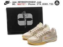 Giày bóng rổ outdoor Nike Sabrina 2 Be Xám nhẹ êm thoáng khí đế chống mòn bám rít sân giá tốt tại NeverStop Basketball Sneaker Shop Giày bóng rổ cổ thấp Nike Sabrina 2 Be Xám indoor outdoor chuẩn replica 1:1 best batch như real chính hãng giá rẻ tốt nhất tại NeverStop Sneaker Shop HCM