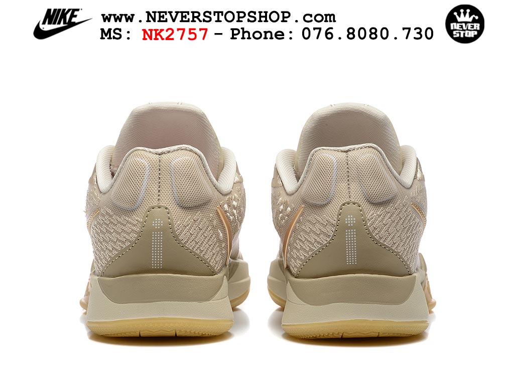 Giày bóng rổ outdoor Nike Sabrina 2 Be Xám nhẹ êm thoáng khí đế chống mòn bám rít sân giá tốt tại NeverStop Basketball Sneaker Shop Giày bóng rổ cổ thấp Nike Sabrina 2 Be Xám indoor outdoor chuẩn replica 1:1 best batch như real chính hãng giá rẻ tốt nhất tại NeverStop Sneaker Shop HCM