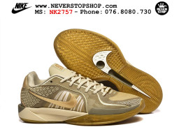 Giày bóng rổ outdoor Nike Sabrina 2 Vàng Gold nhẹ êm thoáng khí đế chống mòn bám rít sân giá tốt tại NeverStop Basketball Sneaker Shop Giày bóng rổ cổ thấp Nike Sabrina 2 Vàng Gold indoor outdoor chuẩn replica 1:1 best batch như real chính hãng giá rẻ tốt nhất tại NeverStop Sneaker Shop HCM