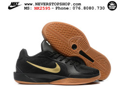 Giày bóng rổ cổ thấp Nike Sabrina 2 Đen Vàng indoor outdoor chuẩn replica 1:1 best batch như real chính hãng giá rẻ tốt nhất tại NeverStop Sneaker Shop HCM