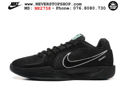 Giày bóng rổ cổ thấp Nike Sabrina 2 Đen Trắng indoor outdoor chuẩn replica 1:1 best batch như real chính hãng giá rẻ tốt nhất tại NeverStop Sneaker Shop HCM