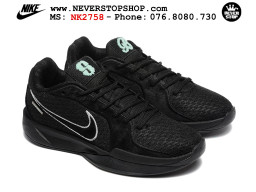 Giày bóng rổ cổ thấp Nike Sabrina 2 Đen Trắng indoor outdoor chuẩn replica 1:1 best batch như real chính hãng giá rẻ tốt nhất tại NeverStop Sneaker Shop HCM
