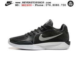 Giày bóng rổ cổ thấp Nike Sabrina 2 Đen Trắng indoor outdoor chuẩn replica 1:1 best batch như real chính hãng giá rẻ tốt nhất tại NeverStop Sneaker Shop HCM