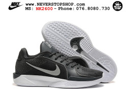 Giày bóng rổ cổ thấp Nike Sabrina 2 Đen Trắng indoor outdoor chuẩn replica 1:1 best batch như real chính hãng giá rẻ tốt nhất tại NeverStop Sneaker Shop HCM