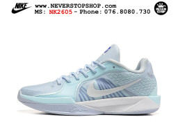 Giày bóng rổ cổ thấp Nike Sabrina 2 Xám Xanh Dương indoor outdoor chuẩn replica 1:1 best batch như real chính hãng giá rẻ tốt nhất tại NeverStop Sneaker Shop HCM