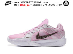 Giày bóng rổ outdoor Nike Sabrina 2 Hồng Trắng nhẹ êm thoáng khí đế chống mòn bám rít sân giá tốt tại NeverStop Basketball Sneaker Shop Giày bóng rổ cổ thấp Nike Sabrina 2 Hồng Trắng indoor outdoor chuẩn replica 1:1 best batch như real chính hãng giá rẻ tốt nhất tại NeverStop Sneaker Shop HCM