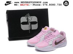 Giày bóng rổ outdoor Nike Sabrina 2 Hồng Trắng nhẹ êm thoáng khí đế chống mòn bám rít sân giá tốt tại NeverStop Basketball Sneaker Shop Giày bóng rổ cổ thấp Nike Sabrina 2 Hồng Trắng indoor outdoor chuẩn replica 1:1 best batch như real chính hãng giá rẻ tốt nhất tại NeverStop Sneaker Shop HCM
