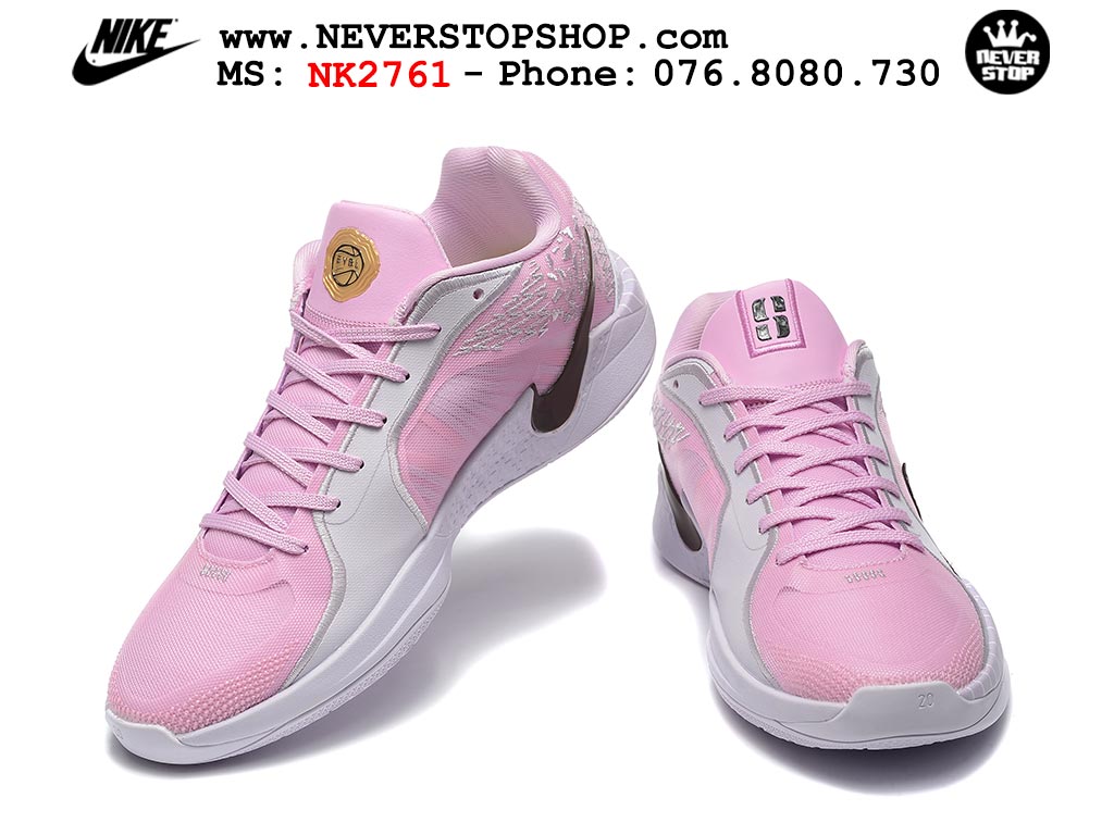 Giày bóng rổ outdoor Nike Sabrina 2 Hồng Trắng nhẹ êm thoáng khí đế chống mòn bám rít sân giá tốt tại NeverStop Basketball Sneaker Shop Giày bóng rổ cổ thấp Nike Sabrina 2 Hồng Trắng indoor outdoor chuẩn replica 1:1 best batch như real chính hãng giá rẻ tốt nhất tại NeverStop Sneaker Shop HCM