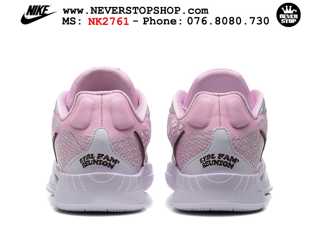 Giày bóng rổ outdoor Nike Sabrina 2 Hồng Trắng nhẹ êm thoáng khí đế chống mòn bám rít sân giá tốt tại NeverStop Basketball Sneaker Shop Giày bóng rổ cổ thấp Nike Sabrina 2 Hồng Trắng indoor outdoor chuẩn replica 1:1 best batch như real chính hãng giá rẻ tốt nhất tại NeverStop Sneaker Shop HCM