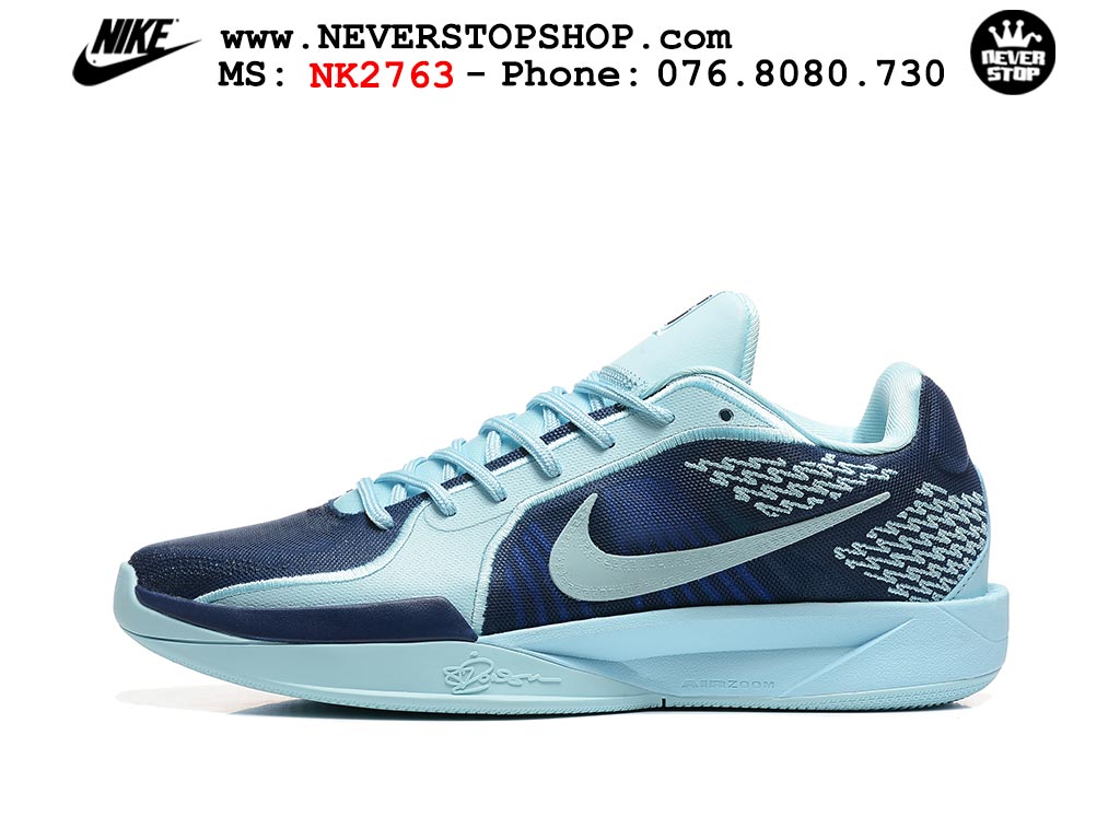 Giày bóng rổ outdoor Nike Sabrina 2 Xanh Dương Xanh Da Trời nhẹ êm thoáng khí đế chống mòn bám rít sân giá tốt tại NeverStop Basketball Sneaker Shop Giày bóng rổ cổ thấp Nike Sabrina 2 Xanh Dương Xanh Da Trời indoor outdoor chuẩn replica 1:1 best batch như real chính hãng giá rẻ tốt nhất tại NeverStop Sneaker Shop HCM