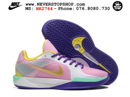 Giày bóng rổ cổ thấp Nike Sabrina 2 Hồng Tím indoor outdoor chuẩn replica 1:1 best batch như real chính hãng giá rẻ tốt nhất tại NeverStop Sneaker Shop HCM