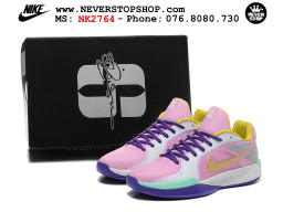 Giày bóng rổ cổ thấp Nike Sabrina 2 Hồng Tím indoor outdoor chuẩn replica 1:1 best batch như real chính hãng giá rẻ tốt nhất tại NeverStop Sneaker Shop HCM