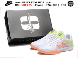 Giày bóng rổ cổ thấp Nike Sabrina 2 Trắng Cam indoor outdoor chuẩn replica 1:1 best batch như real chính hãng giá rẻ tốt nhất tại NeverStop Sneaker Shop HCM