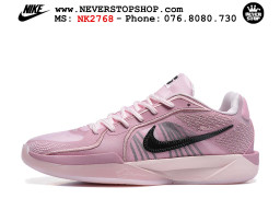 Giày bóng rổ cổ thấp Nike Sabrina 2 Hồng Đen indoor outdoor chuẩn replica 1:1 best batch như real chính hãng giá rẻ tốt nhất tại NeverStop Sneaker Shop HCM
