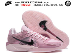 Giày bóng rổ cổ thấp Nike Sabrina 2 Hồng Đen indoor outdoor chuẩn replica 1:1 best batch như real chính hãng giá rẻ tốt nhất tại NeverStop Sneaker Shop HCM