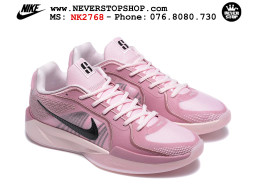 Giày bóng rổ cổ thấp Nike Sabrina 2 Hồng Đen indoor outdoor chuẩn replica 1:1 best batch như real chính hãng giá rẻ tốt nhất tại NeverStop Sneaker Shop HCM
