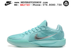 Giày bóng rổ cổ thấp Nike Sabrina 2 Xanh Ngọc Xám indoor outdoor chuẩn replica 1:1 best batch như real chính hãng giá rẻ tốt nhất tại NeverStop Sneaker Shop HCM