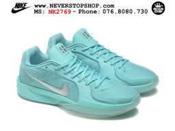 Giày bóng rổ cổ thấp Nike Sabrina 2 Xanh Ngọc Xám indoor outdoor chuẩn replica 1:1 best batch như real chính hãng giá rẻ tốt nhất tại NeverStop Sneaker Shop HCM