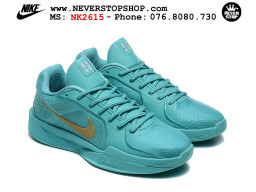 Giày bóng rổ cổ thấp Nike Sabrina 2 Xanh Dương Vàng indoor outdoor chuẩn replica 1:1 best batch như real chính hãng giá rẻ tốt nhất tại NeverStop Sneaker Shop HCM